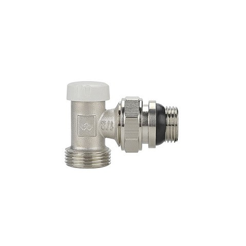 Клапан радиаторный VARMEGA VM10212 DN15x20 PN10 угловой настроечный G-1/2''х3/4'' еврокомус, с уплотнением штуцер купить в Москве | "Проконсим"