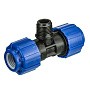 Тройник компрессионный PN 16 для ПЭ DN 63-1 1/2'' обжимное-штуцер купить в Москве | "Проконсим"