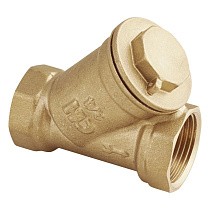 Фильтры сетчатые латунные DN 15-50 PN 16 муфтовые косые грубой очистки AquaHit купить в Москве | "Проконсим"