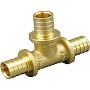 Тройник латунный для PEX-PEX труб 20-16-20 PN 10 переходная под надвижную гильзу ONE PLUS купить в Москве | "Проконсим"