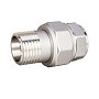 Американки латунные DN 15-50 PN 40 никелированные муфта-штуцер прямые LD Pride купить в Москве | "Проконсим"