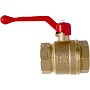 Кран латунный шаровой 11Б27фт1М DN 15 PN 40 рычаг муфта-муфта Valfex.214 DeltaPro