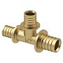 Тройник латунный для PEX-PEX труб 40-32-32 PN 16 переходной под надвижную гильзу РосТурПласт