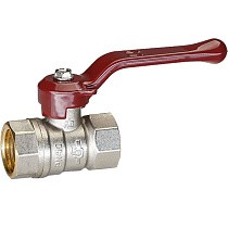 Краны латунные шаровые DN 15-50 PN 25-40 никелированные рычаг муфта-муфта Temper купить в Москве | "Проконсим"