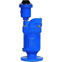 Вантузы чугунные DN 50-300 PN 16 воздушные кинетические FAF 7340 купить в Москве | "Проконсим"
