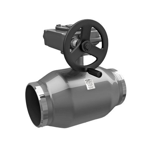 Краны стальные шаровые цельносварные DN 150-400 PN 16-25 приварные с редуктором LD купить в Москве | "Проконсим" Краны стальные шаровые цельносварные DN 150-400 PN 16-25 приварные с редуктором LD купить в Москве | "Проконсим"
