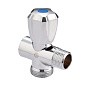 Вентиль латунный проходной MVI BV.461 DN 15 +отверстие 20 PN 10 хромированный муфта-штуцер маховик купить в Москве | "Проконсим"