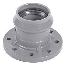 Патрубки НПВХ раструбные SDR26 DN 110-400 PN 10 с фланцем Хемкор купить в Москве | "Проконсим"