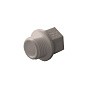 Заглушка резьбовая ПП 1/2'' PN 25 с наружной резьбой серая купить в Москве | "Проконсим"