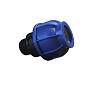 Муфта компрессионная соединительная ПНД DN 40 PN 16 наружная резьба х1'' обжимной для ПЭ труб 20-40гр. Кудиновский трубный завод купить в Москве | "Проконсим"