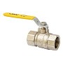 Краны латунные шаровые газовые DN 15-50 PN 25 рычаг муфта-муфта MVI BV.811 купить в Москве | "Проконсим"