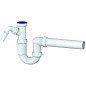 Сифон для умывальника Unicorn Y510V, 40х40 прямой отвод, 1 1/2'' х40 преходник 40х32 купить в Москве | "Проконсим"
