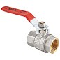 Кран латунный шаровой MVI BV.511 DN 40 PN 40 никелированный полнопроходной муфта-муфта рычаг купить в Москве | "Проконсим"