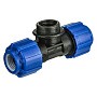 Тройник компрессионный PN 16 для ПЭ DN 63-1 1/4'' обжимное-муфта купить в Москве | "Проконсим"