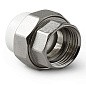 Муфта комбинированная ПП 20-1'' PN 25 разъёмная с внутренней резьбой белая Pro Aqua PA20011 купить в Москве | "Проконсим"
