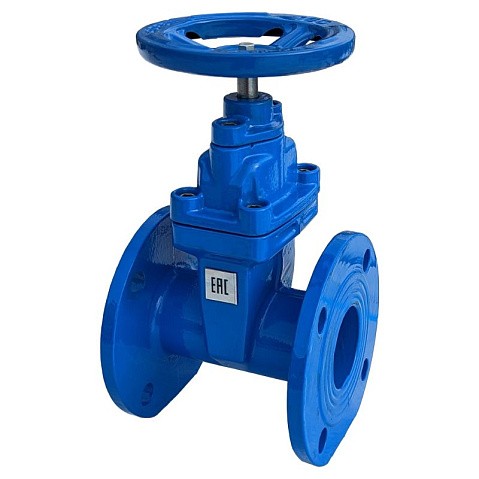 Задвижка чугунная 30ч39р DN 65 PN 10(16) с обрезиненным клином EPDM до 120гр. КНР купить в Москве | "Проконсим" (101469026)