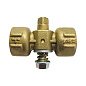 Кран латунный шаровой 11Б18бк(у)2 DN 15 PN 16 под манометр G1/2''хG1/2'' без контрольного фланца муфта-муфта без рычага Пензапромарматура купить в Москве | "Проконсим"