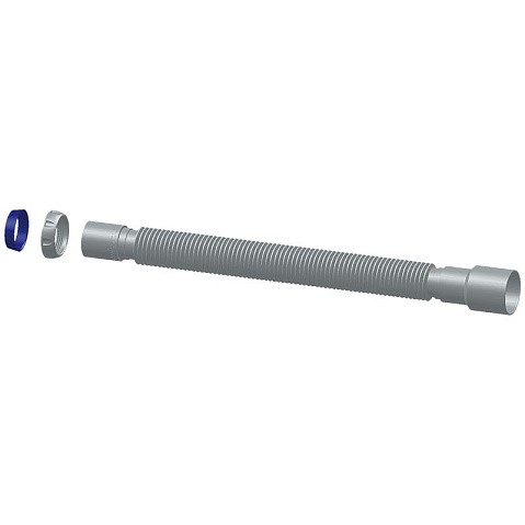 Труба гофрированная Unicorn D125, 40х50 гибкий отвод, 1 1/2'' х40 с уплотнительным кольцом, 1200мм купить в Москве | "Проконсим"