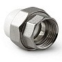 Муфта комбинированная ПП 25-3/4'' PN 25 разъёмная с внутренней резьбой белая Pro Aqua PA20014 купить в Москве | "Проконсим"