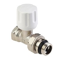 Клапан радиаторный ручной DN 15 PN 10 прямой, с уплотнением MVI TR.213.04 купить в Москве | "Проконсим"