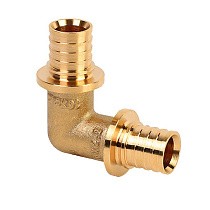 Угольники латунные для PEX-PEX труб DN 16-32 PN 16 под надвижную гильзу MVI SF.430 купить в Москве | "Проконсим"