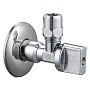 Кран латунный шаровой угловой MVI BV.464 DN 15-цанга 10 PN 10 наружная-M10 штуцер бабочка купить в Москве | "Проконсим"
