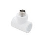 Тройники ПП DN 20-40 PN 25 комбинированные с наружной резьбой белые PlasticPro купить в Москве | "Проконсим"