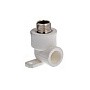 Угольник установочный ПП 20-1/2'' с наружной резьбой белый Политэк купить в Москве | "Проконсим"