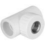 Тройник комбинированный ПП 32-1/2'' PN 25 с внутренней резьбой белый VALFEX