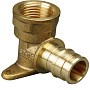 Угольник латунный для PEX труб 16-3/4'' PN 10 OP под надвижную гильзу с внутренней резьбой ONE PLUS купить в Москве | "Проконсим"