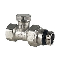 Клапан для радиаторов VALFEX VF.020.NN, PN-10, прямой с дополнительным уплотнением, настроечный купить в Москве | "Проконсим"