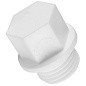 Заглушка резьбовая ПП 20-3/4'' PN 25 с наружной резьбой белая РТП 10556 купить в Москве | "Проконсим"