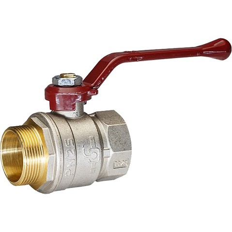 Краны латунные шаровые DN 15-50 PN 25-40 никелированные рычаг муфта-штуцер Temper 88 ГОСТ Р 59553 купить в Москве | "Проконсим" Краны латунные шаровые DN 15-50 PN 25-40 никелированные рычаг муфта-штуцер Temper 88 ГОСТ Р 59553 купить в Москве | "Проконсим"